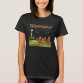 Feliz Dia De Reyes Happy Three Kings Day Epiphany Tシャツ (正面)