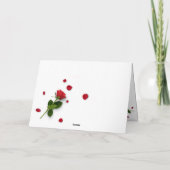 Feliz día de San Valentín con rosas  シーズンカード (裏面)