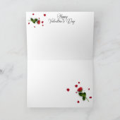 Feliz día de San Valentín con rosas  シーズンカード (内部)