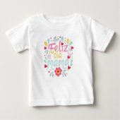 Feliz Dia Mama ベビーTシャツ (正面)