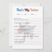 FELIZ DIA PAPA 招待状 (正面)