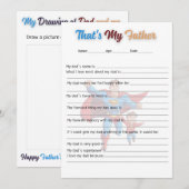 FELIZ DIA PAPA 招待状 (正面/裏面)