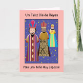 Feliz Dia Reyes Mago  Niña カード (正面)