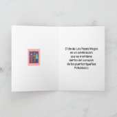 Feliz Dia Reyes Mago  Niña カード (内部)