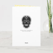 Feliz Muertos -幸せな砂糖のスカルのカスタム・カード カード (裏面)