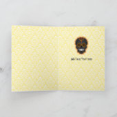 Feliz Muertos -幸せな砂糖のスカルのカスタム・カード カード (内部)