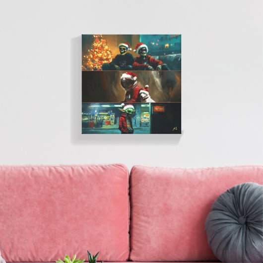 Feliz Natal キャンバスプリント (インサイチュ (リビング))