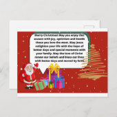 Feliz Natal  ポストカード (正面/裏面)