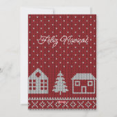 Feliz navicat funny meowy christmas シーズンカード (裏面)