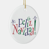 Feliz Navidadのオーナメント セラミックオーナメント (右)