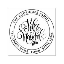 Feliz Navidadの円形アドレス