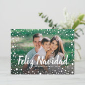 Feliz Navidadの雪|の休日の挨拶の写真 シーズンカード (スタンド正面)