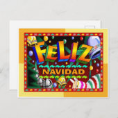 Feliz navidadはがき シーズンポストカード (正面/裏面)