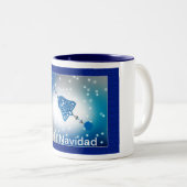 Feliz Navidadオーナメントカスタマイズ ツートーンマグカップ (正面右)