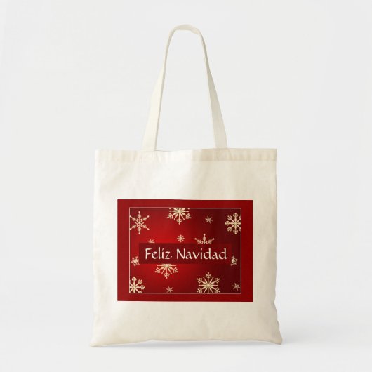 Feliz Navidadカスタマイズ トートバッグ (正面)