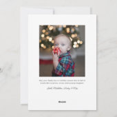 Feliz Navidadグラデーション見出しホリデーカード シーズンカード (裏面)