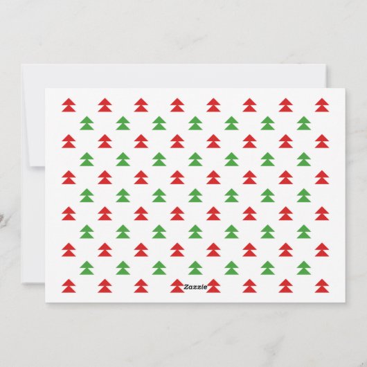 Feliz Navidadスペインの写真ミニマル シーズンカード (裏面)