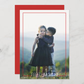 Feliz Navidadホリモダンデーカードオーバーレイ シーズンカード (正面/裏面)