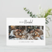 Feliz Navidadモダン Christmas 2のスペインの写真 シーズンカード (スタンド正面)