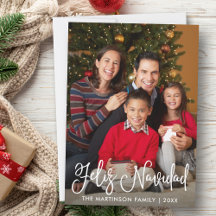 Feliz Navidad書モダン道台本の写真