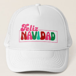 Feliz Navidad -おもしろいカラフル キャップ