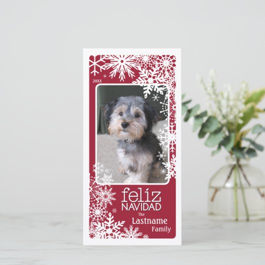 Feliz Navidad -それが雪が降るようにして下さい! シーズンカード (スタンド正面)