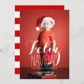 Feliz Navidad |のスペインのな休日の写真カード シーズンカード (正面/裏面)