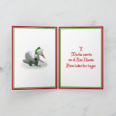 Feliz Navidad – クリスマスサンタグース付き/ダックス シーズンカード (内部)