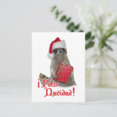 Feliz Navidad – クリスマス・ラクーン・バンディット シーズンポストカード (スタンド正面)