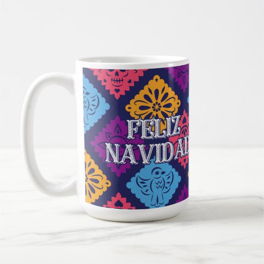 Feliz navidad コーヒーマグカップ (左)