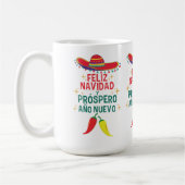 Feliz navidad コーヒーマグカップ (左)