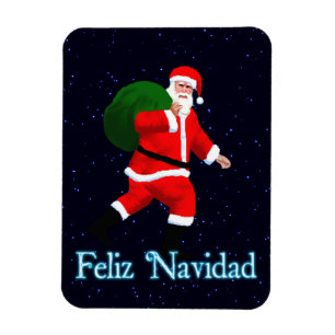 Feliz Navidad – サンタクロース マグネット