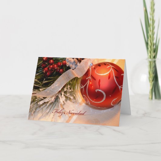 Feliz Navidad シーズンカード (正面)
