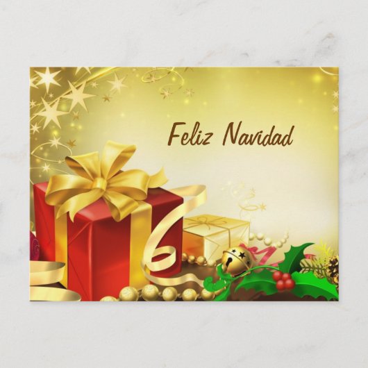 Feliz Navidad シーズンポストカード (正面)