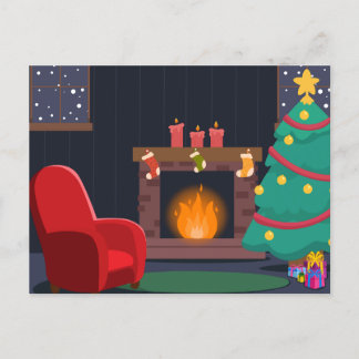 feliz navidad シーズンポストカード