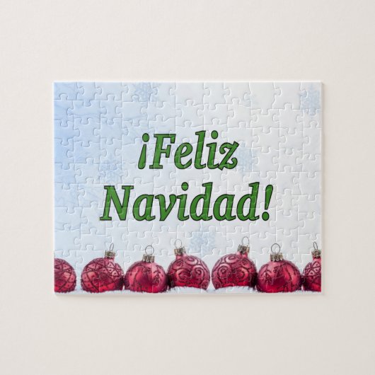 ¡ Feliz Navidad! スペインのなgfのメリークリスマス ジグソーパズル (横)