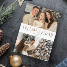 Feliz Navidad スペインの切り絵エフェクト 写真