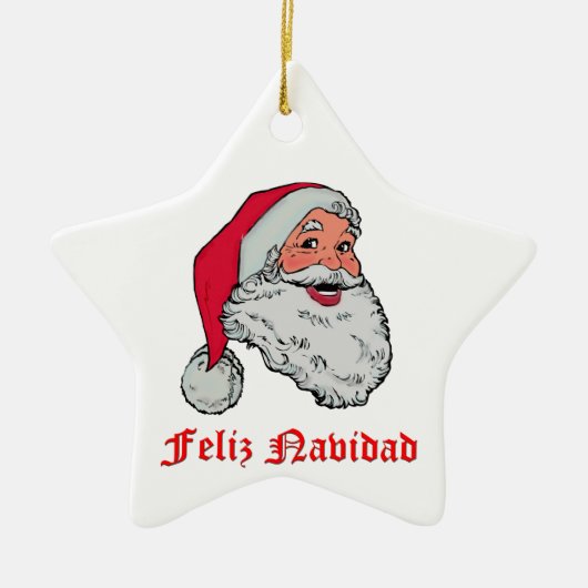 Feliz Navidad セラミックオーナメント (正面)