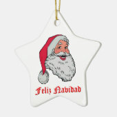 Feliz Navidad セラミックオーナメント (左)