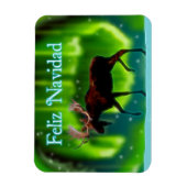 Feliz Navidad – ノーザンライトムース マグネット (縦)