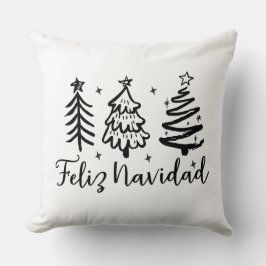 Feliz Navidad & ビブラントメキシカンセラペ二面デザイン クッション