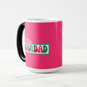 Feliz Navidad – ピンクモーフィング モーフィングマグカップ (正面左)