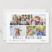 Feliz Navidad フォトカード 4枚 シーズンカード (正面)