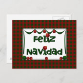 Feliz Navidad -メリークリスマス-郵便はがき シーズンポストカード (正面/裏面)
