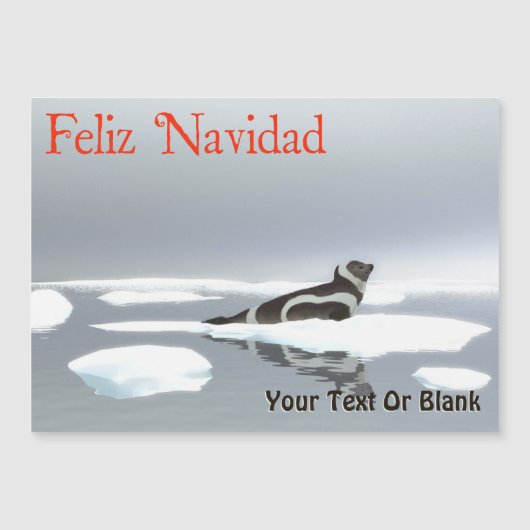 Feliz Navidad – リボンシール (正面)