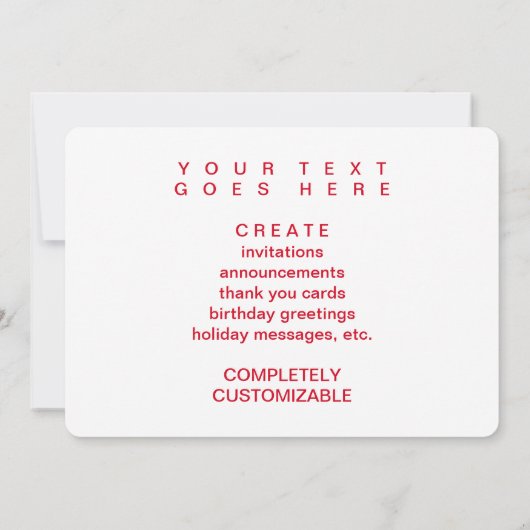 Feliz Navidad (《写真》ぼけ味灯) 招待状 (裏面)