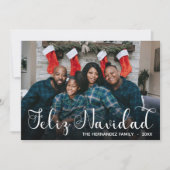 Feliz Navidad 写真 ホリデーカード (正面)