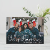 Feliz Navidad 写真 ホリデーカード (スタンド正面)
