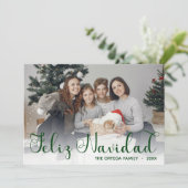 Feliz Navidad 写真 ホリデーカード (スタンド正面)