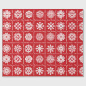 Feliz Navidad 家族の名前入り クリスマス ラッピングペーパー (フラット)